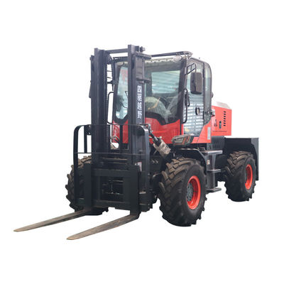 3.5T Back Hinge Rough Terrain Forklift Perfect for Tough Environments